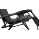 Abbey campingstoel Chaise Longue 90 x 75 x 112 cm zwart Abbey campingstoel Chaise Longue 90 x 75 x 112 cm zwart