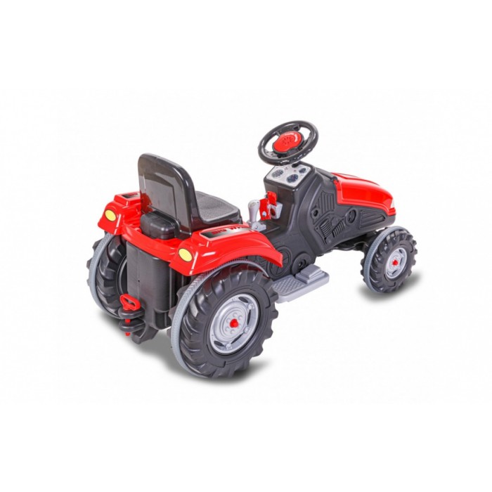 Jamara tractor Ride On Big Wheel 12 V junior 114 x 53 cm rood Jamara tractor Ride On Big Wheel 12 V junior 114 x 53 cm rood
