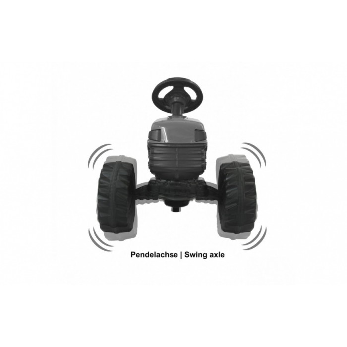 Jamara tractor Ride On Big Wheel 12 V junior 114 x 53 cm rood Jamara tractor Ride On Big Wheel 12 V junior 114 x 53 cm rood