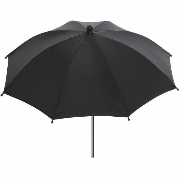 Interbaby parasol Lisa kinderwagen 50 cm polyester zwart Interbaby parasol Lisa kinderwagen 50 cm polyester zwart
