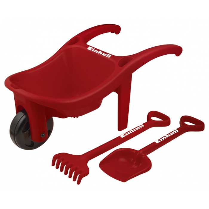 Happy People kruiwagen kids Einhell junior 68 cm rood 3 delig Happy People kruiwagen kids Einhell junior 68 cm rood 3 delig