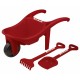 Happy People kruiwagen kids Einhell junior 68 cm rood 3 delig Happy People kruiwagen kids Einhell junior 68 cm rood 3 delig