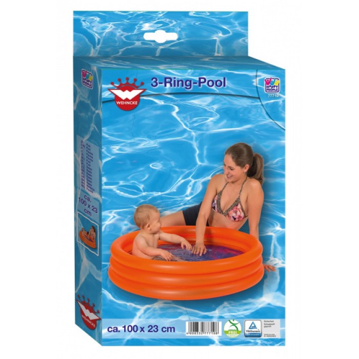 opblaaszwembad junior 100 x 30 cm rood/blauw opblaaszwembad junior 100 x 30 cm rood/blauw