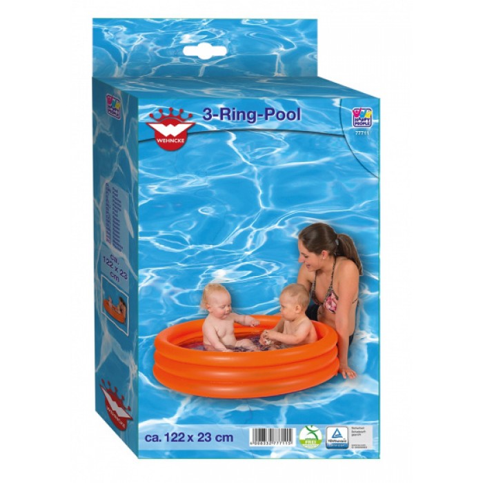 opblaaszwembad junior 122 x 23 cm PVC rood/blauw opblaaszwembad junior 122 x 23 cm PVC rood/blauw