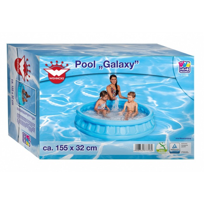 opblaaszwembad Galaxy 155 x32 cm PVC blauw