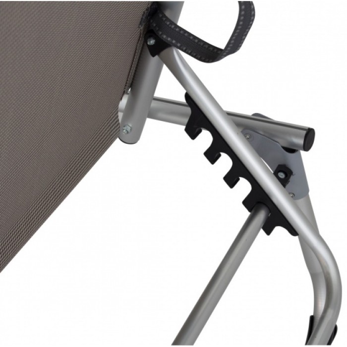 Eurotrail ligbed Pebble Beach 57 x 188 x 30 cm aluminium grijs Eurotrail ligbed Pebble Beach 57 x 188 x 30 cm aluminium grijs
