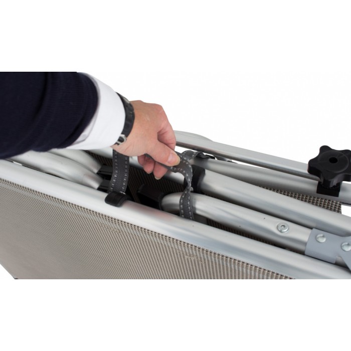 Eurotrail ligbed Pebble Beach 57 x 188 x 30 cm aluminium grijs Eurotrail ligbed Pebble Beach 57 x 188 x 30 cm aluminium grijs
