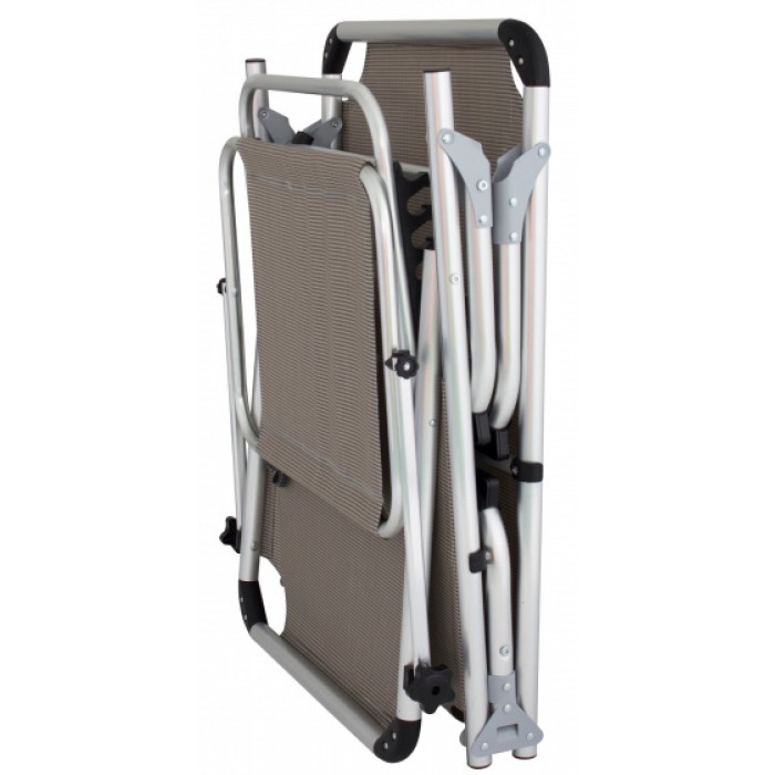 Eurotrail ligbed Pebble Beach 57 x 188 x 30 cm aluminium grijs Eurotrail ligbed Pebble Beach 57 x 188 x 30 cm aluminium grijs
