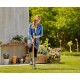 steel ClickUp! 117 x 3,2 cm RVS/hout grijs/bruin steel ClickUp! 117 x 3,2 cm RVS/hout grijs/bruin