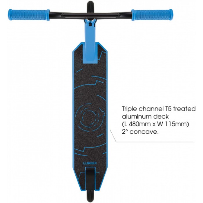 Globber GS 540 Junior Voetrem Blauw/Zwart Globber GS 540 Junior Voetrem Blauw/Zwart