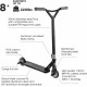 Globber GS 720 Junior Voetrem Zwart/Grijs Globber GS 720 Junior Voetrem Zwart/Grijs