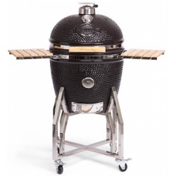 Yakiniku houtskoolbarbecue Kamado 22 inch keramiek/RVS
