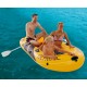 opblaasboot 252 x 125 cm PVC geel 4-delig opblaasboot 252 x 125 cm PVC geel 4-delig