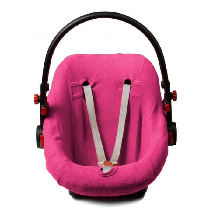 Briljant Baby autostoelhoes 0+ meisjes katoen fuchsia Briljant Baby autostoelhoes 0+ meisjes katoen fuchsia