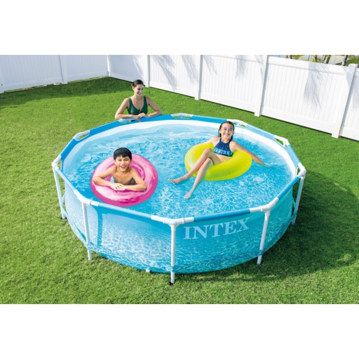 Intex opzetzwembad met pomp A 28208GN Beachside 305 x 76 cm Intex opzetzwembad met pomp A 28208GN Beachside 305 x 76 cm