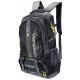 backpack 34 liter 54 x 33 x 19 cm textiel grijs/zwart backpack 34 liter 54 x 33 x 19 cm textiel grijs/zwart