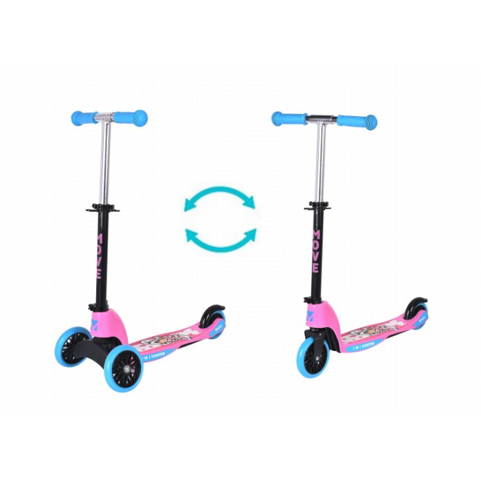 Move Flower 2-in-1 Junior Voetrem Blauw/Roze Move Flower 2-in-1 Junior Voetrem Blauw/Roze