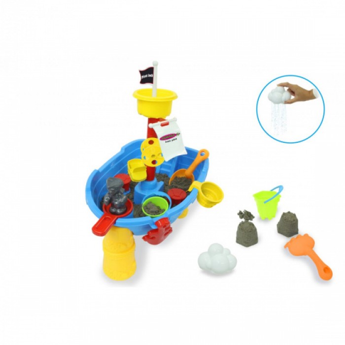 zand- en watertafel junior 29,5 x 58 cm blauw 21-delig zand- en watertafel junior 29,5 x 58 cm blauw 21-delig
