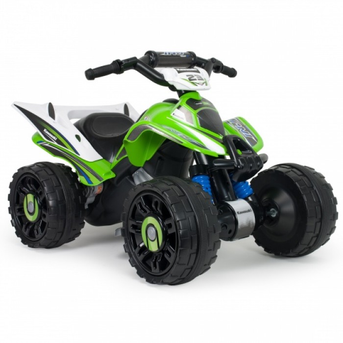 accuvoertuig quad Kawasaki 12V 76 cm groen accuvoertuig quad Kawasaki 12V 76 cm groen