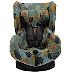 autostoelhoes Axiss Deco junior katoen lichtgrijs
