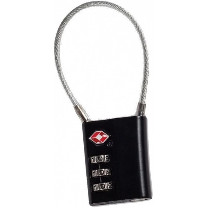 bagageslot TSA cijfercombinatie zwart/zilver 10 cm bagageslot TSA cijfercombinatie zwart/zilver 10 cm