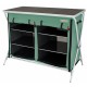 Eurotrail campingkast Brocas 110 x 52 x 90 cm aluminium groen/zwart Eurotrail campingkast Brocas 110 x 52 x 90 cm aluminium groen/zwart