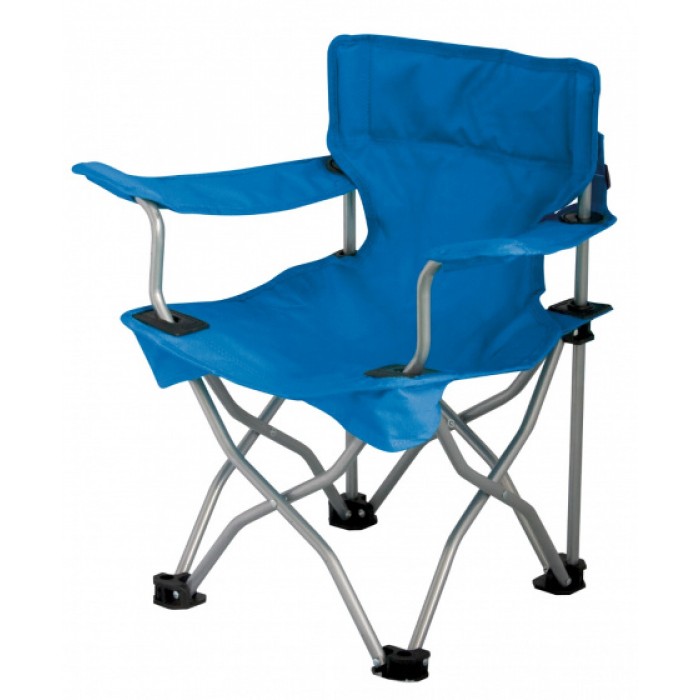Eurotrail campingstoel Ardeche junior 34 x 27 cm staal blauw Eurotrail campingstoel Ardeche junior 34 x 27 cm staal blauw