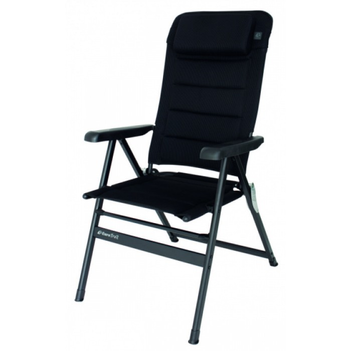 campingstoel Geneve 122 x 51 cm aluminium zwart campingstoel Geneve 122 x 51 cm aluminium zwart