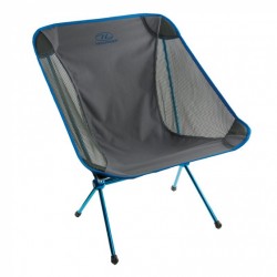 Highlander campingstoel Minus One 50 x 66 cm polyester blauw/grijs