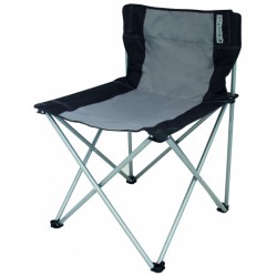 Eurotrail campingstoel Tillac 74 x 53 x 43 cm staal grijs/zwart