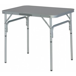 campingtafel Avignon 80 x 60 x 68 cm aluminium grijs