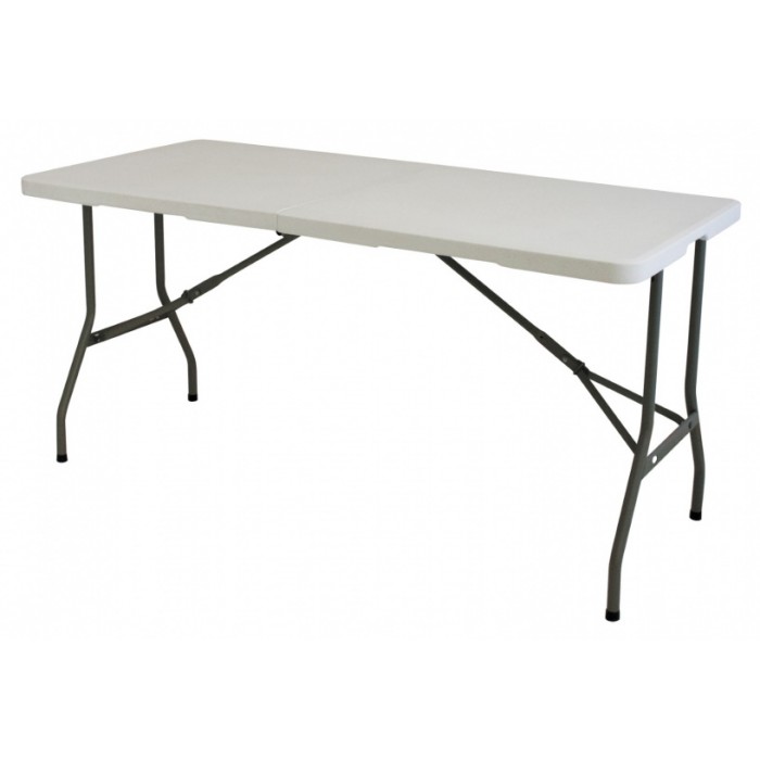 Eurotrail campingtafel Pavillon S 152 x 71 cm staal wit Eurotrail campingtafel Pavillon S 152 x 71 cm staal wit