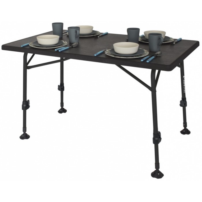 Eurotrail campingtafel St. Gobain 100 x 68 x 75 cm antraciet Eurotrail campingtafel St. Gobain 100 x 68 x 75 cm antraciet