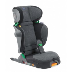 Chicco autostoel Fold & Go I-Size groep 2-3 polykatoen grijs