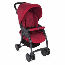 Chicco buggy Simplicity Top 102 cm polyester/aluminium rood/zwart