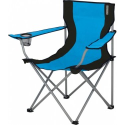 Eurotrail campingstoel Lausanne 80 cm polyester lichtblauw
