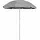 Eurotrail parasol 180 x 160 cm polyester grijs 3-delig