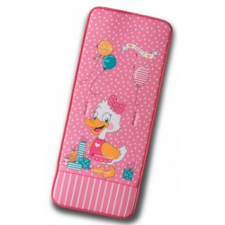 Gamberritos inlegkussen kinderwagen Duck 80 x 35 cm roze