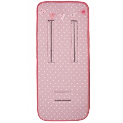 Gamberritos inlegkussen kinderwagen girl 80 x 35 cm roze