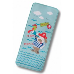 Gamberritos inlegkussen kinderwagen Pirate 80 x 35 cm blauw