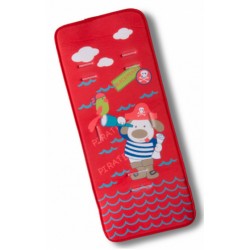 Gamberritos inlegkussen kinderwagen Pirate 80 x 35 cm rood