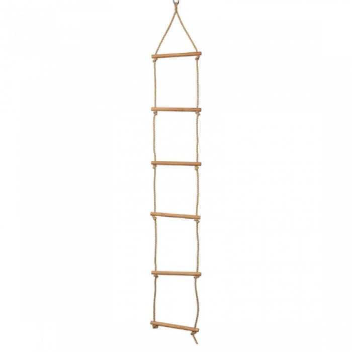 Glückskäfer touwladder 200 x 30 cm blank hout/touw Glückskäfer touwladder 200 x 30 cm blank hout/touw