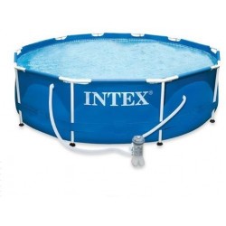 Intex opzetzwembad met pomp 28212GN 366 x 76 cm blauw