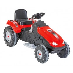 Jamara tractor Ride On Big Wheel 12 V junior 114 x 53 cm rood