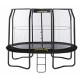 Jumpking trampoline met net en ladder JumpPod Oval 351 x 244 cm zwart (2016) Jumpking trampoline met net en ladder JumpPod Oval 351 x 244 cm zwart (2016)