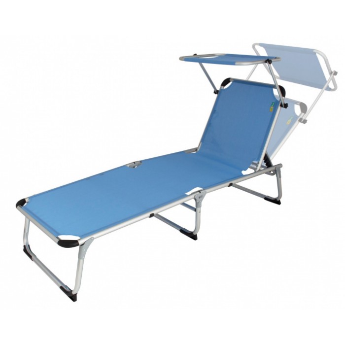Eurotrail ligbed Pebble Beach 57 x 188 x 30 cm aluminium blauw Eurotrail ligbed Pebble Beach 57 x 188 x 30 cm aluminium blauw