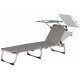 Eurotrail ligbed Pebble Beach 57 x 188 x 30 cm aluminium grijs Eurotrail ligbed Pebble Beach 57 x 188 x 30 cm aluminium grijs