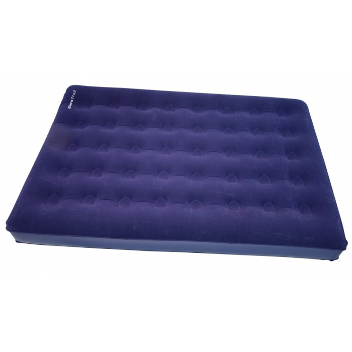 luchtbed Simple 198 x 140 x 22 cm flocked PVC navy luchtbed Simple 198 x 140 x 22 cm flocked PVC navy