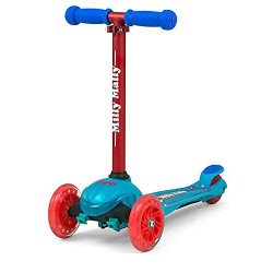 Milly Mally kinderstep Zapp Scooter Coral junior blauw/rood