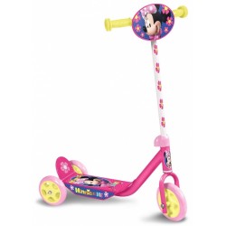Minnie Mouse 3-wiel kinderstep Meisjes Voetrem Roze/Geel